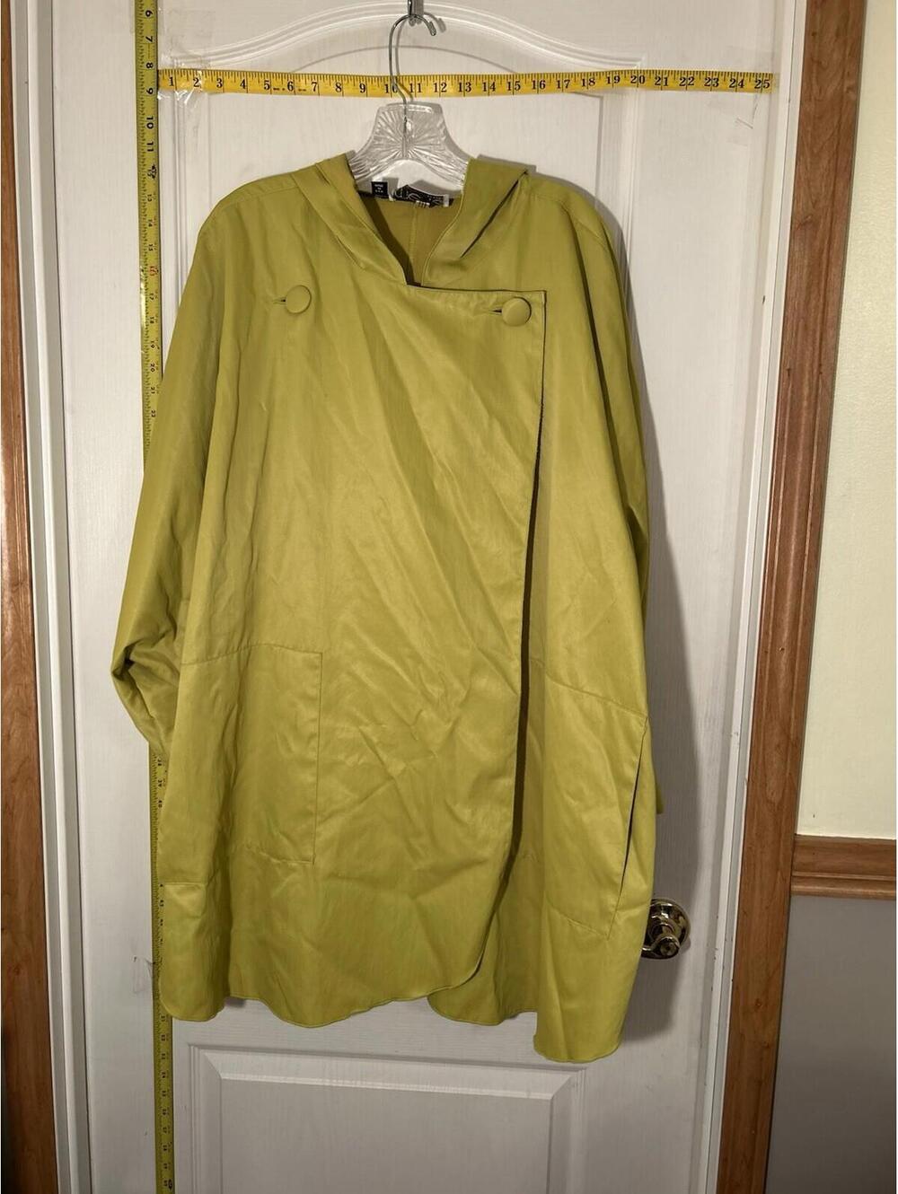 Merle Chicago Vintage Womens Jacket One Size Cocoon Poncho Hooded Cape BX2